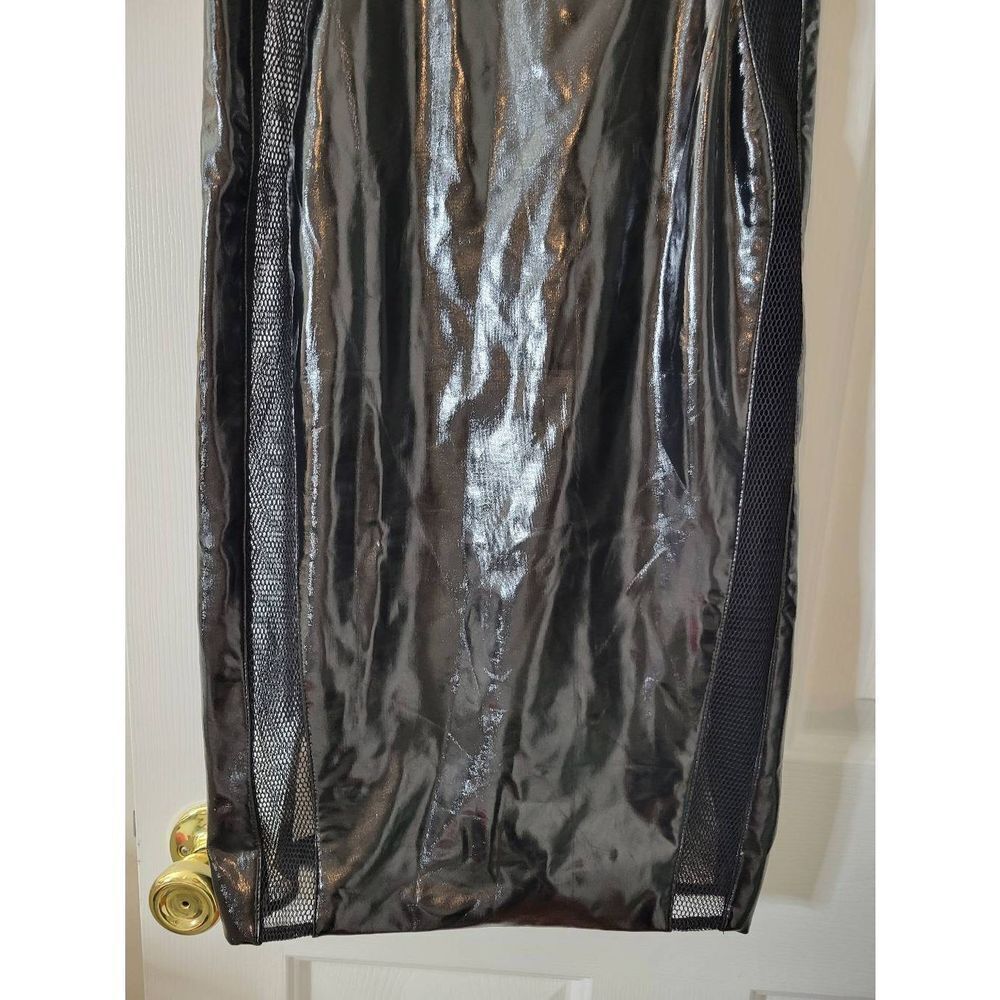 House of CB Firalla Black Vegan Leather Dress XS NWT - Picture 5 of 15